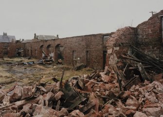 View of N side of courtyard from NW