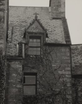 Blair Castle, Dalry. Windows facing S across entrance.
