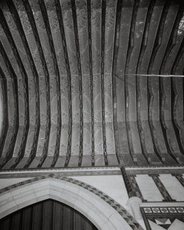 Interior.  Ceiling of Chancel.