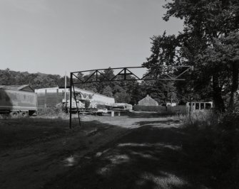 View from South South East showing fairground