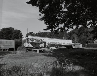 View from East South East showing fairground