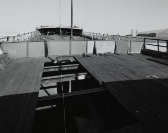 View from S along deck