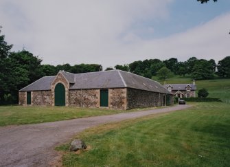 General view from South East showing the steading and farmhouse