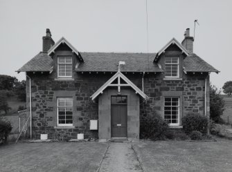 View of farm house from South showing lying pane glazing