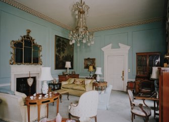 Interior. View of ground floor drawing room from WSW