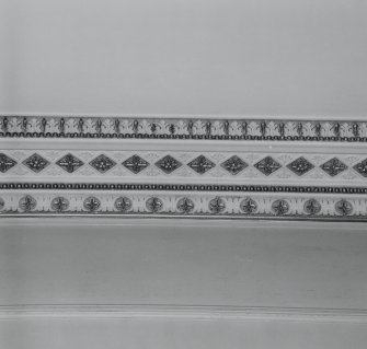 Interior. Detail of drawing room cornice