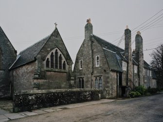 View from SE showing college and chapter house