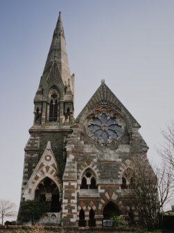 View from W of principal facade