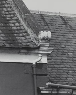 Detail of skew-putt on roof of 24 Main Street.