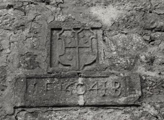 Detail of date stone (1604).