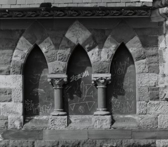 Detail of triple arched window