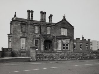 View of main block from E.