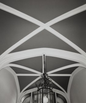 Interior.
Detail of entrance hall ceiling.