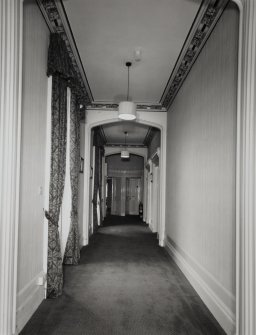 Interior.
View of main corridor in N wing from W.