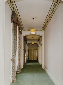 Interior.
View of main corridor in N wing from W.