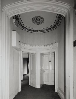 Interior.
View of S end of corridor in N wing.