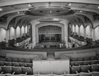 View of auditorium from West at balcony level