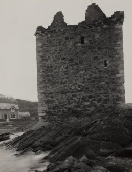 View of Portencross Castle from North West