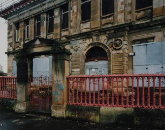 Detail of W entrance and gate