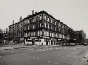 General view from SW at junction with Blythswood Street.