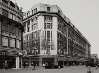 65 - 117 Argyle Street, Lewis's Department Store
General view from North East, also showing 63 Argyle Street, Bucks Head Building