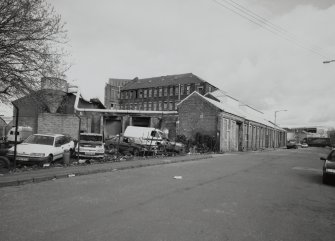 General view from W along Barrowfield Street