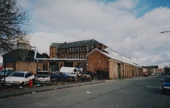 General view from W along Barrowfield Street