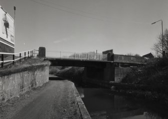 View from W from Forth and Clyde Canal towpath