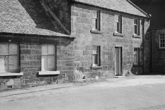 View of 11 and 13 Kirk Street, Markinch, from West.