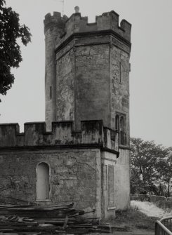 Glasgow, Broomfield Road, Balgray Tower.
View from North.
