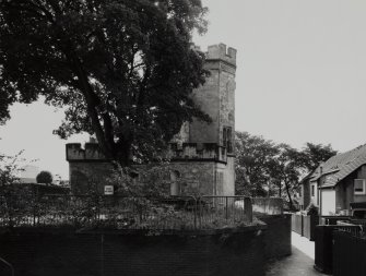 Glasgow, Broomfield Road, Balgray Tower.
View from North.
