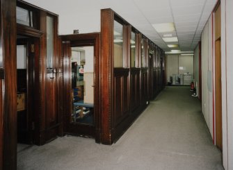 Interior. 6th floor View of corridor from East