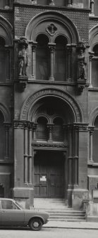 Glasgow, 64-100 Bothwell Street.
Detail of doorway, dated 1879.