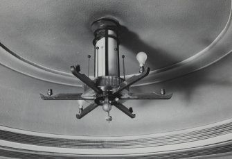 Glasgow, Bridgeton Cross, A.B.C Cinema, interior.
Detail of ceiling lamp in central foyer.