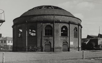 Glasgow, Broomielaw, Clyde Foot Tunnel.
General view of Finnieston entrance from South-West.