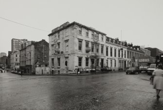 Glasgow, 128 Blythswood Street.
View from North-West with 137-141 Sauchiehall Street.
