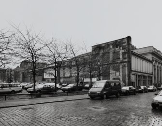 Glasgow, 60-106 Candleriggs, City Hall and Bazaar.
View from North-West.