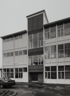 Detail of main 3 storey classroom block