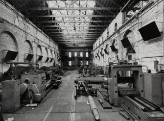 Glasgow, Cook Street, Eglinton Engine Works, interior.
General view of machine shop from East.