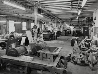 Glasgow, Cook Street, Eglinton Engine Works, interior.
General view of pattern shop from South.