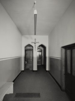 Glasgow, 403-407 Cumberland Street, United Presbyterian Church and Friary, interior.
General view of Friary entrance hall from South-West.