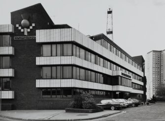 Glasgow, Cowcaddens Road, Scottish Television Headquarters.
General view from North-East.