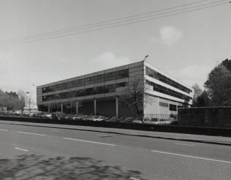 View of new hospital wing from WSW