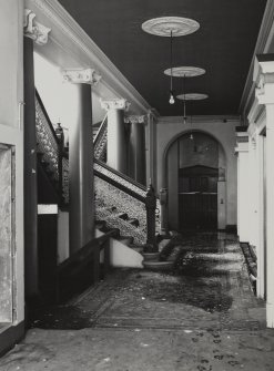 Glasgow, 10 Craigpark, Regent Place Church, interior.
General view of entrance hall and staircase.