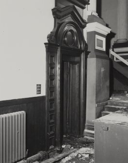 Glasgow, 10 Craigpark, Regent Place Church, interior.
General view of North wall door.