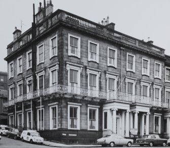 Glasgow, 1-12 Claremont Terrace.
General view of numbers 1-2 from South-West.