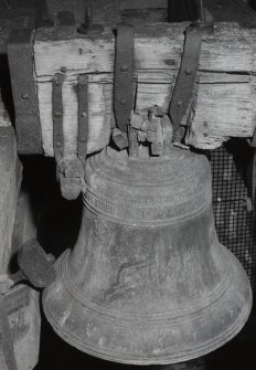 Glasgow, 71, 73 Claremont Street, Trinity Congregational Church, interior.
Detail of main bell.