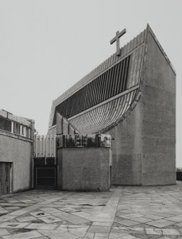 Glasgow, 60 Drumchapel Road, St. Benedicts R.C Church.
General view from North-West.