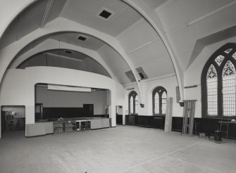 Glasgow, 69 Dixon Road, New Bridgegate Church hall, interior.
General view from North.
