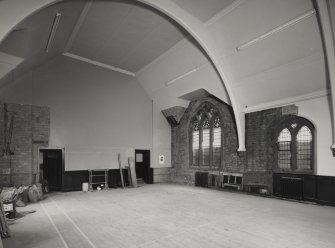 Glasgow, 69 Dixon Road, New Bridgegate Church hall, interior.
General view from South-East.
